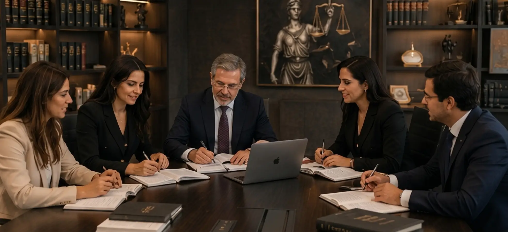 Equipo en reunión